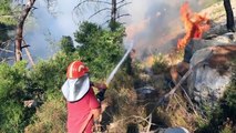 Milas'ta 6 hektar ormanlık alan zarar gördü - MUĞLA