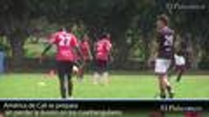 América se entrena para afrontar los últimos partidos del cuadrangular
