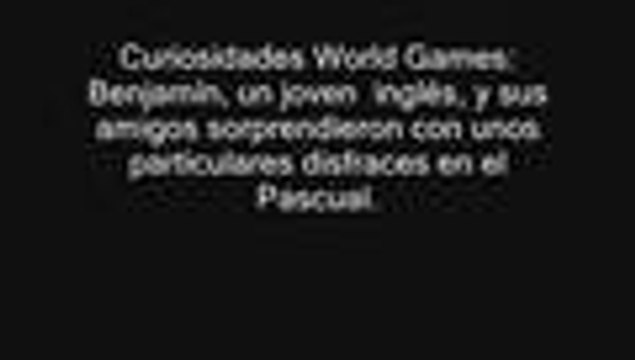 Fanáticos extranjeros del Rugby en los World Games sorprendieron con sus particulares trajes