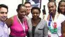 Entrevista con la Ministra Cécile Kyenge y su homenaje en la Cumbre