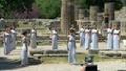 Encendida la llama olímpica de Rio en Grecia