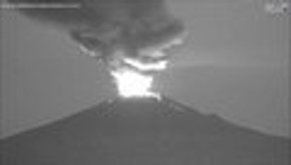 Volcán Popocatépetl aumenta su actividad en México