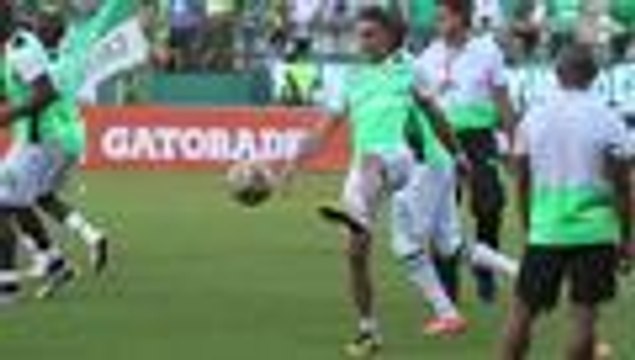 Ante Jaguares se sufrió más de lo debido : Rafael Santos Borré, delantero del Deportivo Cali