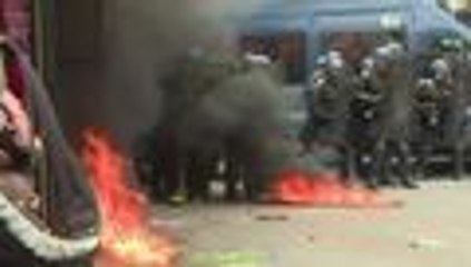 Violentas protestas dan inicio a semana de huelgas en Francia