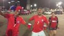 Aficionados de la Selección de Chile festejaron el título de la Copa América
