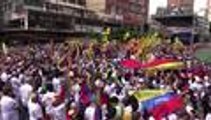 En video: marcha multitudinaria de la oposición contra Maduro terminó en disturbios