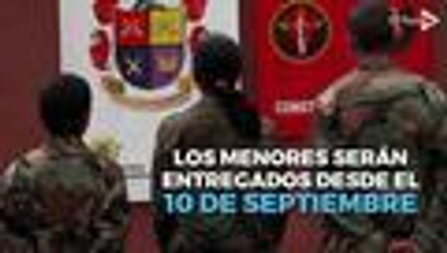 ¿Cuándo las Farc van a devolver a los niños reclutados? Se lo explicamos en un minuto