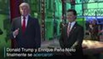 Donald Trump y Peña Nieto, por fín frente a frente