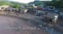 Desde el aire: lodo y escombros, la devastación que dejó la avalancha en Mocoa