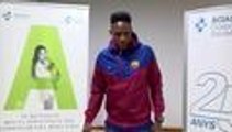 Yerry Mina ya ejerce como barcelonista.mp4