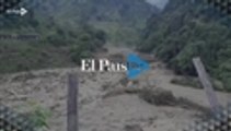 En video: la furia de una avalancha se lleva un colegio y varias casas en Quebrada Negra, Antioquia