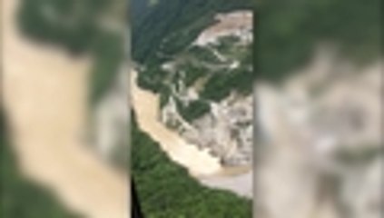 Las imágenes del sobrevuelo en Hidroituango que realizaron las autoridades