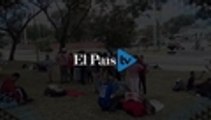 Video: el 'campamento' de venezolanos afuera de la Terminal de Transportes de Cali