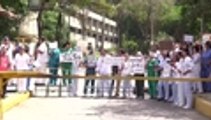 En video: médicos protestan en Venezuela por sueldos bajos y desabastecimiento en hospitales