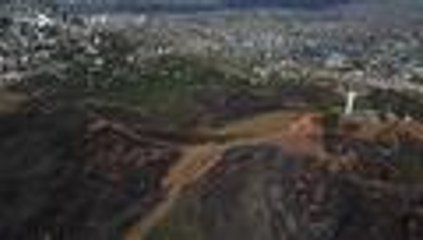 El impresionante daño ambiental en Cristo Rey tras voraz incendio del viernes