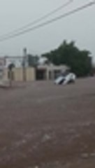 Las lluvias que generan emergencia en Sinaloa, México