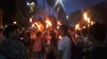 Marcha estudiantil de las antorchas - Univalle