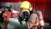 Vehículo se incendió en el Túnel Mundialista
