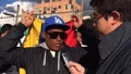 Venezolanos en Bogotá rechazaron juramentación de Nicolás Maduro