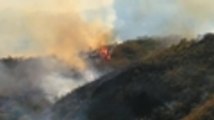 Video: El impresionante  incendio forestal que se presenta este jueves en Pilas Del Cabuyal, zona rural de Cali.