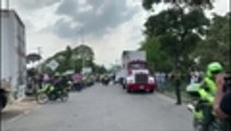 En video: nueve camiones con alimentos y medicinas llegaron a frontera con Venezuela
