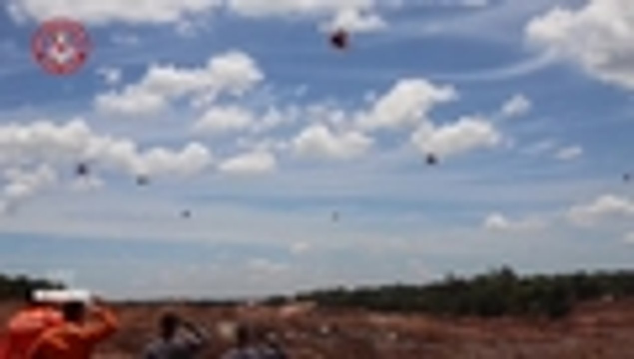 Lluvia de pétalos homenajea a víctimas de la tragedia minera en Brasil