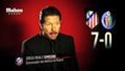 Diego Simeone y Raúl García hablan de la goleada sobre Getafe