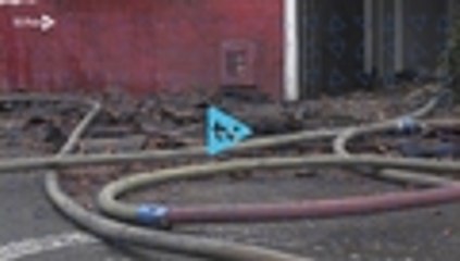 En video: así fue controlado el incendio de dos horas que afectó a un hostal en San Antonio