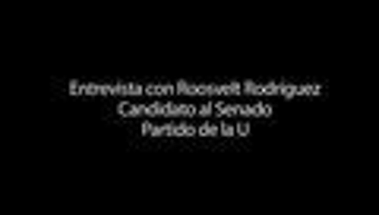 "No soy el heredero político de Dilian Francisca Toro": candidato Roosvelt Rodríguez