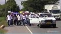 Con marcha paneleros del Valle expresaron su apoyo al paro agrario