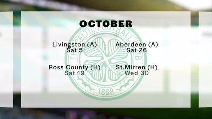 Celtic fixtures