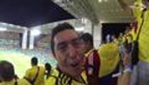 Hinchas colombianos vibraron con la goleada sobre Jap√≥n en Cuiab√°