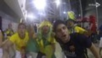 Los hinchas colombianos en Brasil, orgullosos de la selección a pesar de la eliminación