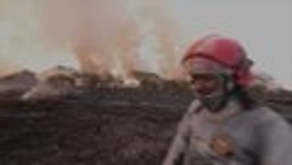 As√≠ lucharon los bomberos de Cali contra un incendio en Valle del Lili