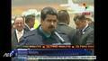 Nicolás Maduro llega a Panamá prometiendo "ideas constructivas"