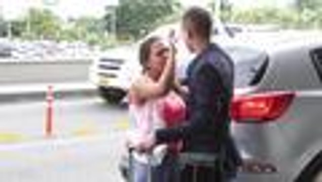 Rafael Santos Borré viajó para firmar con Atlético de Madrid