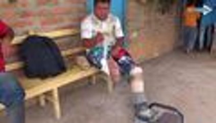 En video:  Francisco cuenta cómo trabaja a diario en el campo donde cayó en una mina