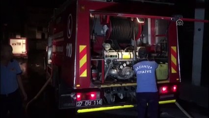 Triko atölyesinde çıkan yangın söndürüldü - GAZİANTEP