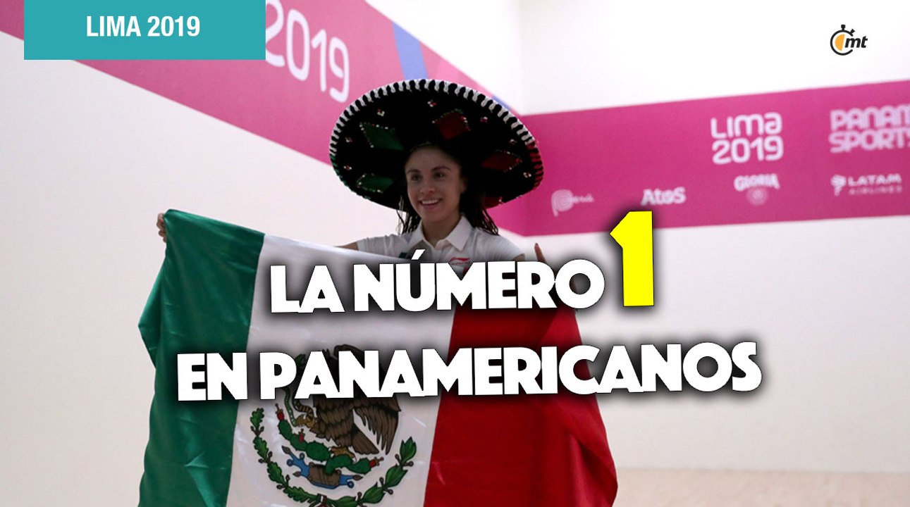 Paola Longoria se proclamó tricampeona en los Juegos Panamericanos de Lima 2019