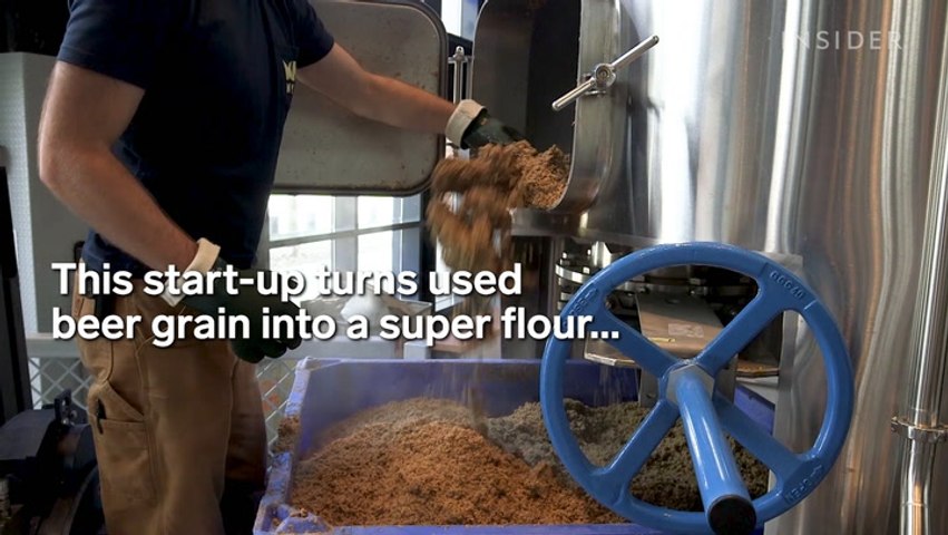 This start-up turns used beer grain into a super flour