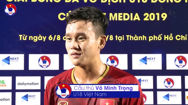 Võ Minh Trọng nói gì sau khi giúp U18 Việt Nam đánh bại U18 Malaysia? | VFF Channel