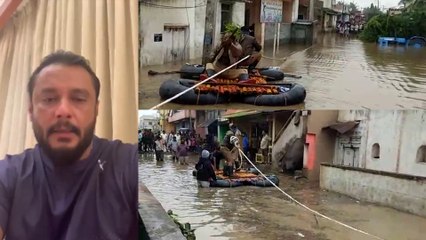 ಪ್ರವಾಹದಿಂದ ತತ್ತರಿಸುತ್ತಿರುವ ಉತ್ತರ ಕರ್ನಾಟಕ ಭಾಗದ ಜನರಿಗೆ ದರ್ಶನ್ ಸಹಾಯ