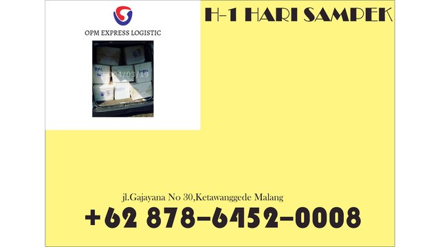Agen Cargo dan Eskpedisi Malang WA: +62 878-6452-0008, OPM EXPRESS LOGISTIK 2. pengiriman barang kolian WA: +62 878-6452-0008, OPM EXPRESS LOGISTIK