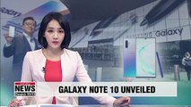Samsung Electronics unveils Galaxy Note 10, souped-up Note 10 Plus