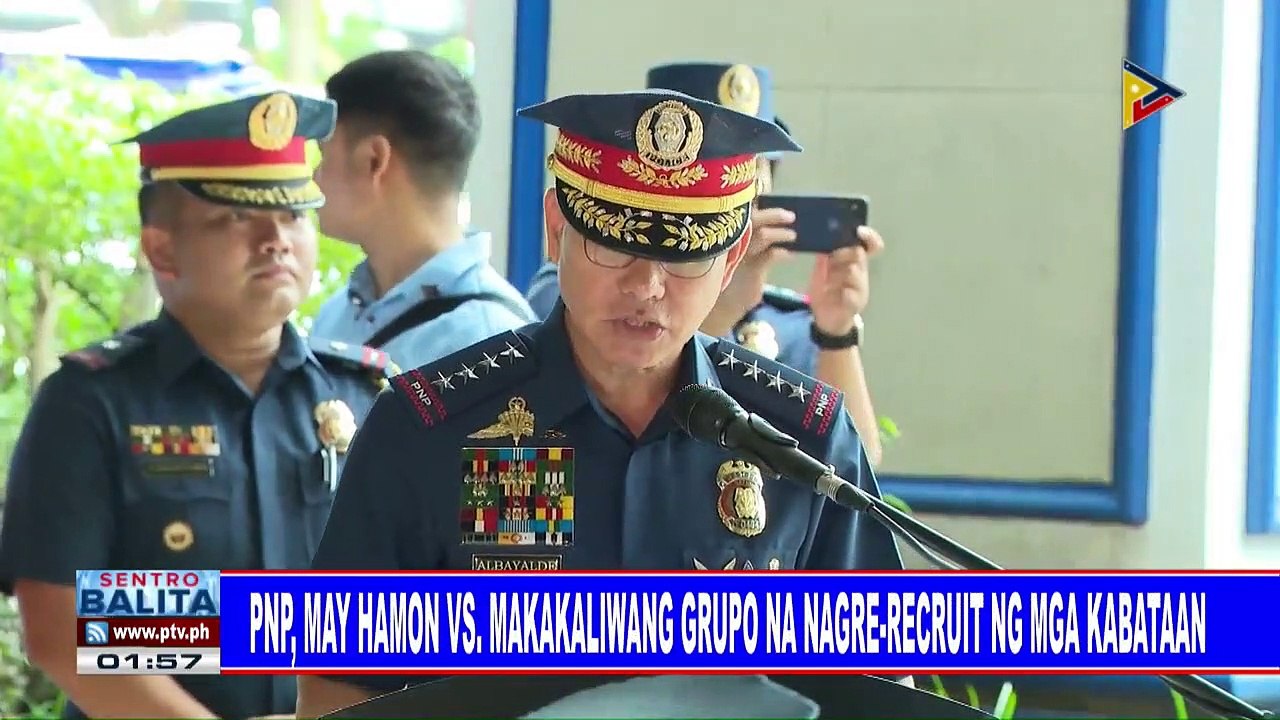 PNP, may hamon vs makakaliwang grupo na nagre-recruit ng mga kabataan