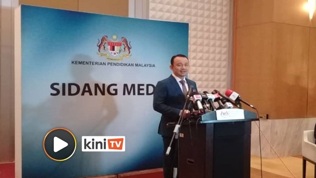 LIVE: Sidang media keputusan mesyuarat kabinet berkaitan tulisan khat oleh Menteri Pendidikan