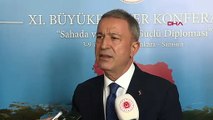 Milli Savunma Bakanı Hulusi Akar asıenplarının sorulı yanıtladı