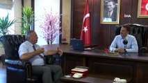 Dünya Aba Güreşi Federasyon Genel Başkanı Prof. Dr. İbrahim Öztek, Hakan Bahadır’ı ziyaret etti