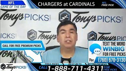 Chargers vs Cardinals NFL Pick 8/8/2019