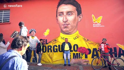 Tour de France champion Bernal given hero's welcome in home town